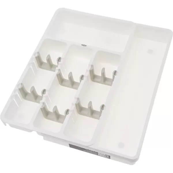OXO Good Grips Expandable Utensil Organizer, 9.75 inches, White