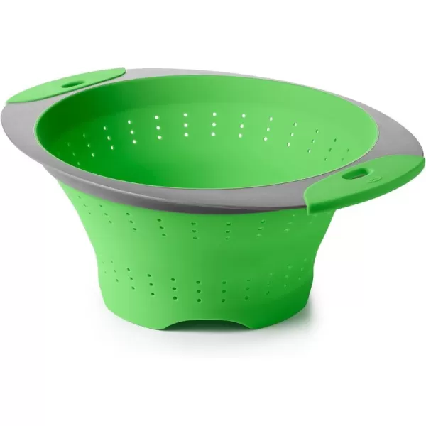 OXO Good Grips Silicone Collapsible Strainer, 2 Quart,Green