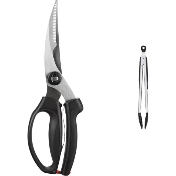 OXO Good Grips Spring-Loaded Poultry Shears, Black