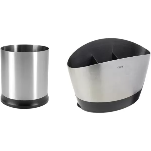 OXO Good Grips Stainless Steel Rotating Utensil Holder