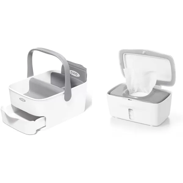 OXO Tot Diaper Caddy with Changing Mat)