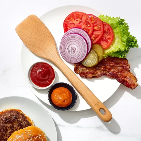 OXO 3 Piece Good Grips Wooden Turner Set, large