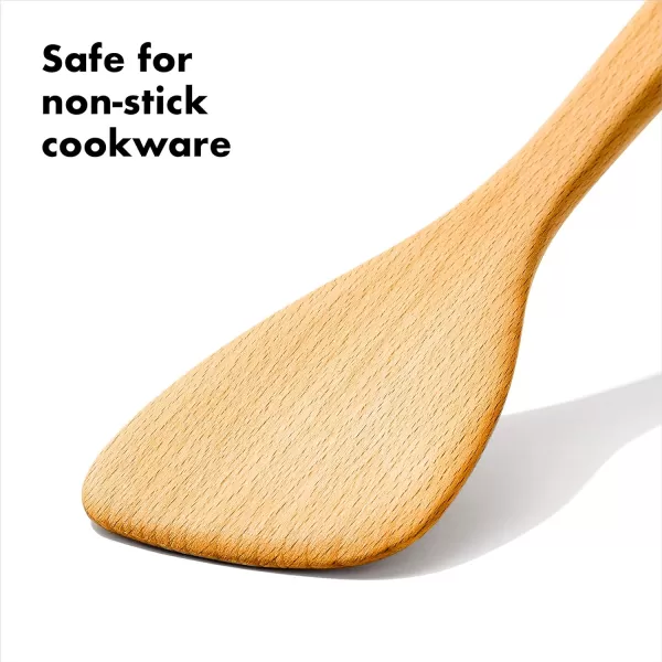 OXO 3 Piece Good Grips Wooden Turner Set, large