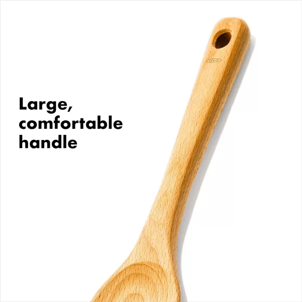 OXO 3 Piece Good Grips Wooden Turner Set, large