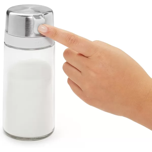 OXO Good Grips Glass Sugar Dispenser and Plastic Sugar Dispenser Bundle