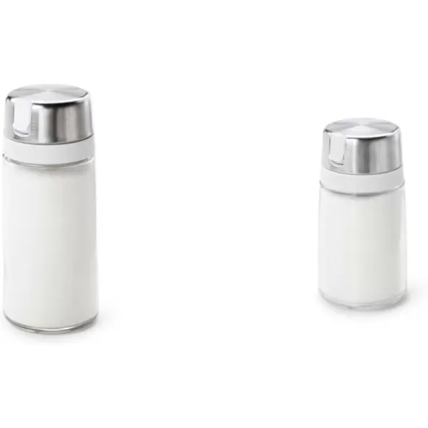 OXO Good Grips Glass Sugar Dispenser and Plastic Sugar Dispenser Bundle