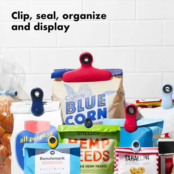 OXO Good Grips Collection, 8 Piece Bag Clip Set, Assorted
