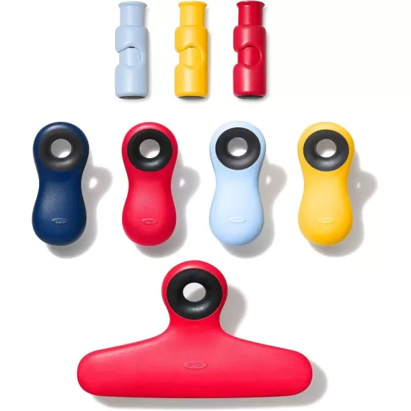OXO Good Grips Collection, 8 Piece Bag Clip Set, Assorted