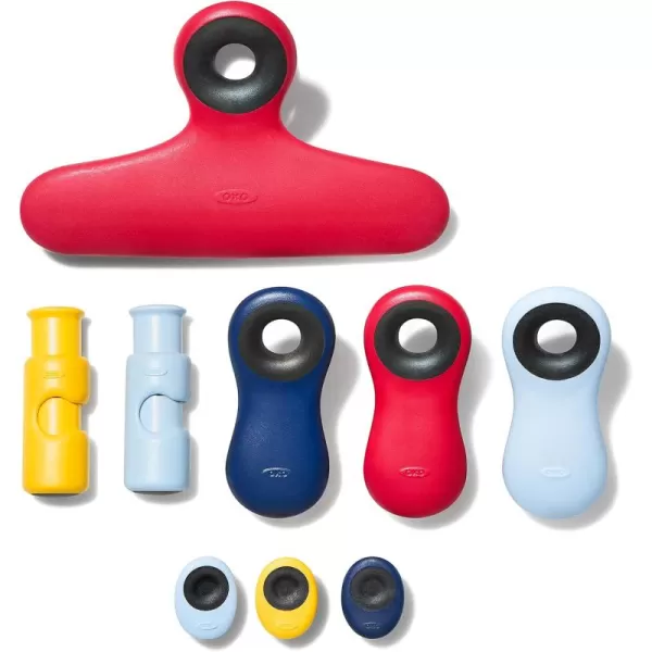 OXO Good Grips Collection, 8 Piece Bag Clip Set, Assorted