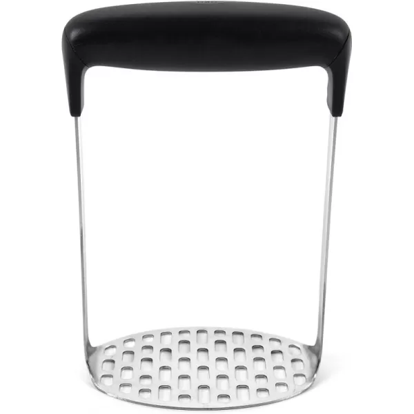 OXO Good Grips Stainless Steel Smooth Potato Masher, Black/Silver