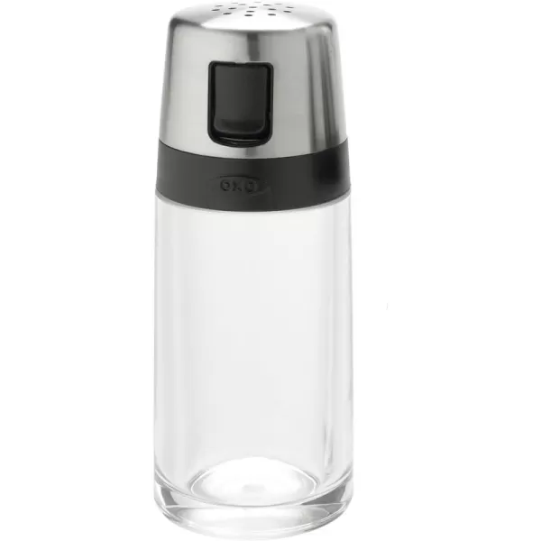 OXO Salt and Pepper Shaker Set, Clear, Stainless Steel