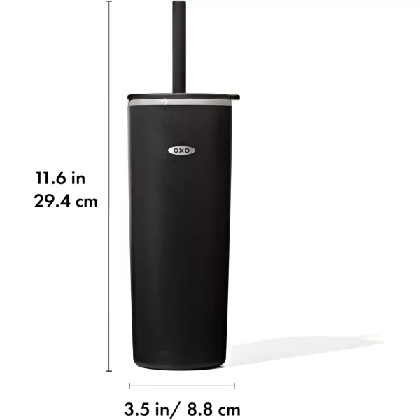 OXO Strive 24 Oz. Insulated Tumbler with Tumbler Straw Lid - Rose Quartz