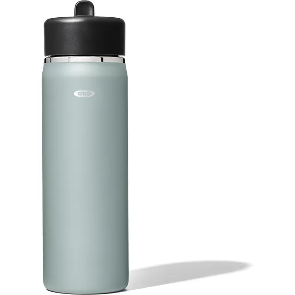 OXO Strive 24oz Wide Mouth Water Bottle with Straw Lid - Rose Quartz