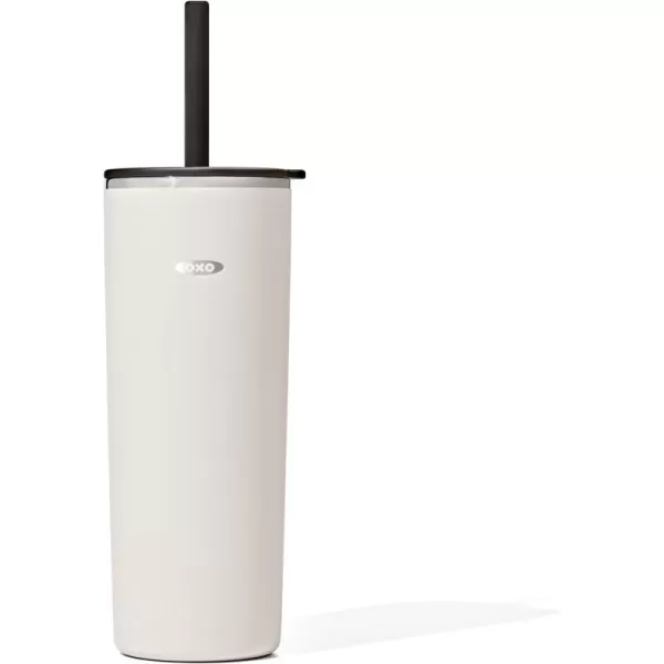 OXO Strive 24 Oz. Insulated Tumbler with Tumbler Straw Lid - Rose Quartz