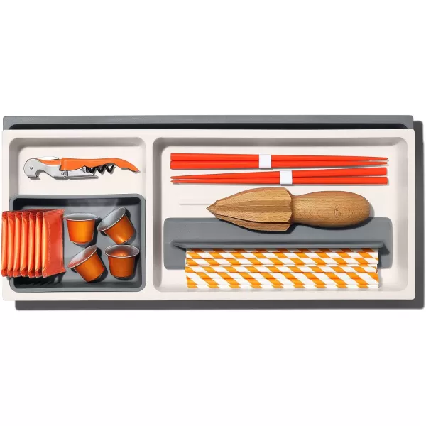 OXO Good Grips Kitchen Drawer, Expandable Long Tool Organizer, White