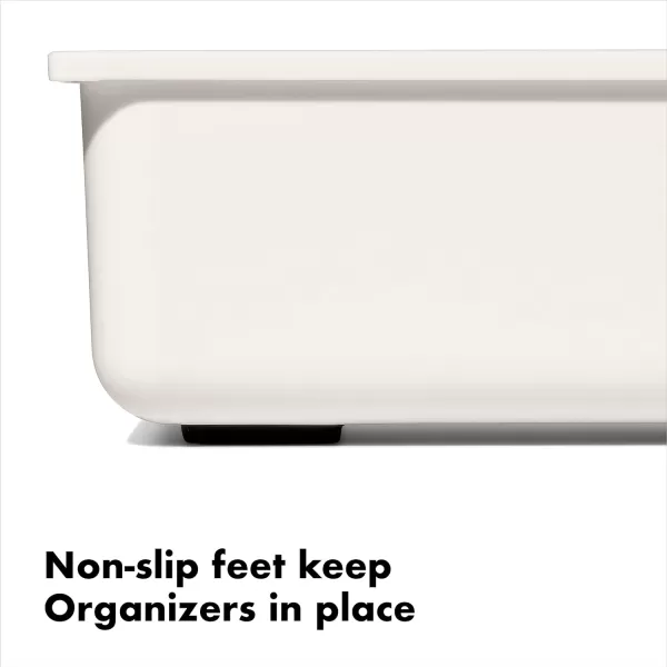 OXO Good Grips Kitchen Drawer, Expandable Long Tool Organizer, White
