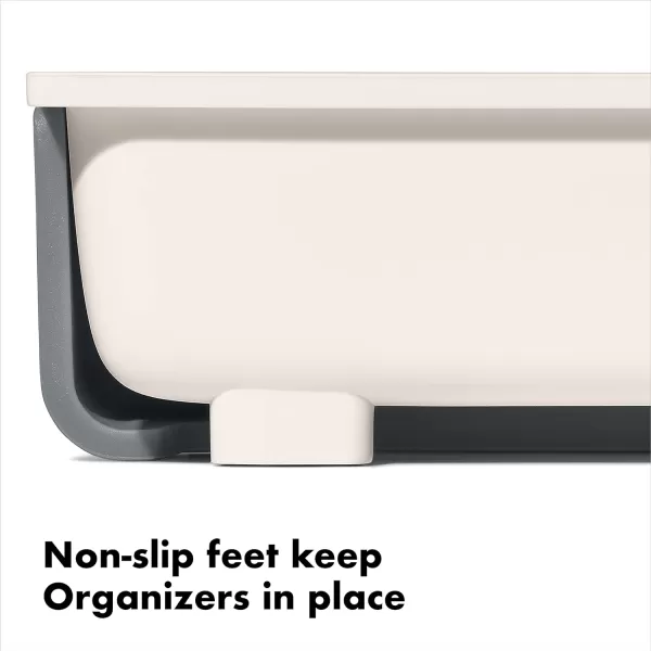 OXO Good Grips Kitchen Drawer, Expandable Long Tool Organizer, White