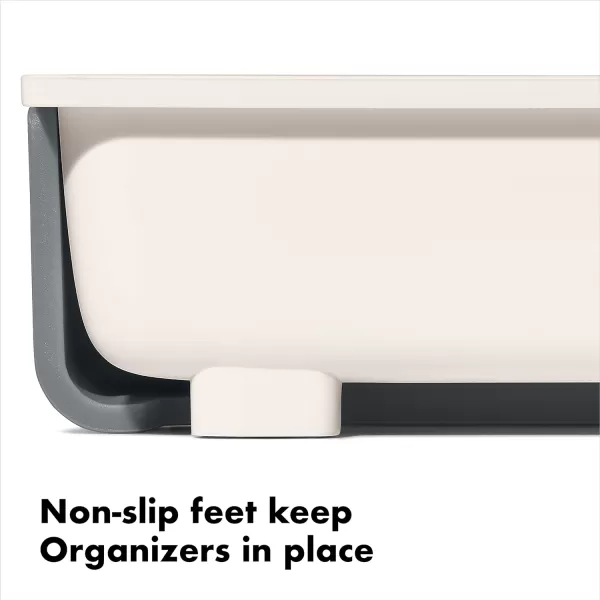 OXO Good Grips Kitchen Drawer, Expandable Long Tool Organizer, White
