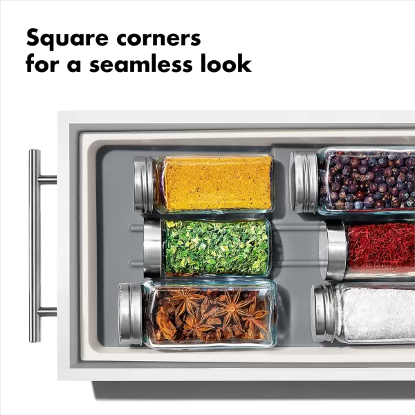 OXO Good Grips Kitchen Drawer, Expandable Long Tool Organizer, White