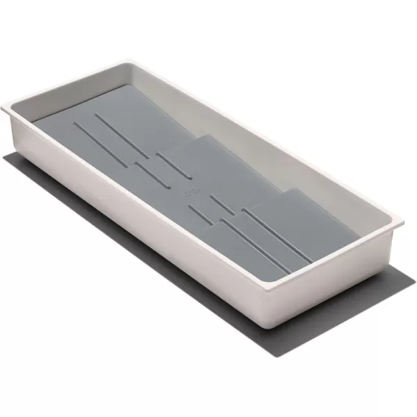 OXO Good Grips Kitchen Drawer, Expandable Long Tool Organizer, White