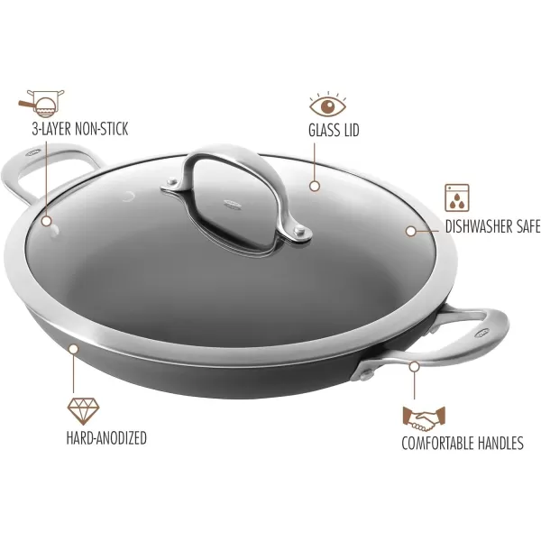 OXO Good Grips Non-Stick Pro Dishwasher Safe 12" Covered Fry Pan