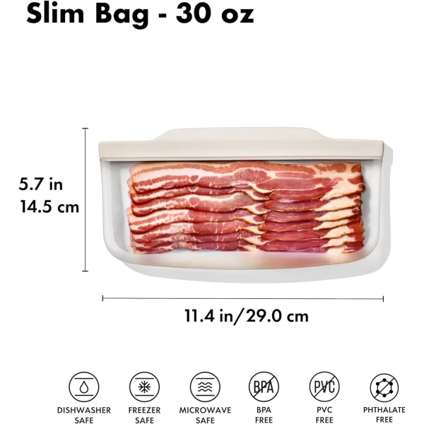 OXO Good Grips Silicone Reusable Bag – Snack Bag  - Lagoon