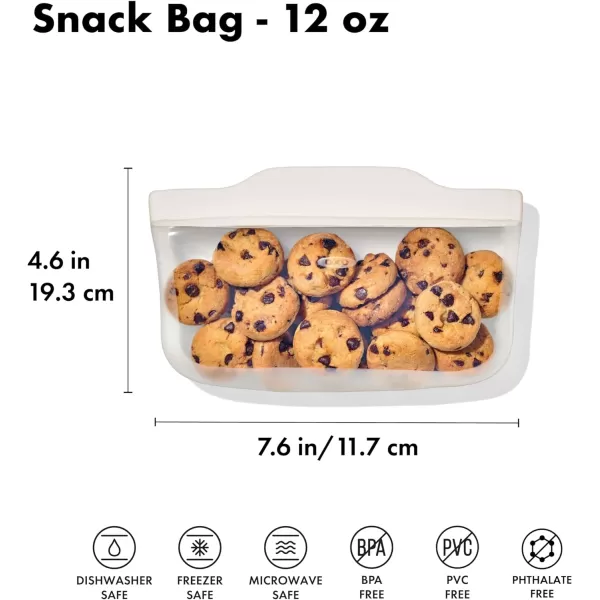OXO Good Grips Silicone Reusable Bag – Snack Bag  - Lagoon