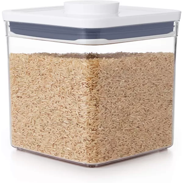 OXO Good Grips POP Container - Airtight Food Storage - Big Square Medium 4.4 Qt Ideal for 5lbs of flour or sugar