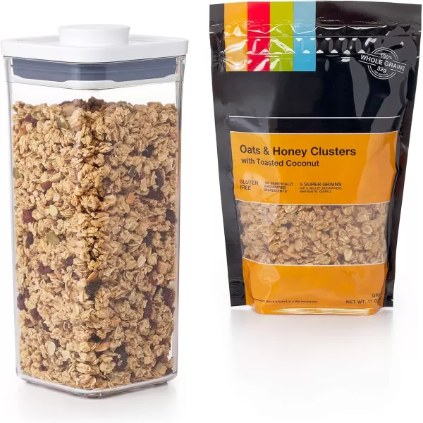 OXO Good Grips POP Container - Airtight Food Storage - Big Square Medium 4.4 Qt Ideal for 5lbs of flour or sugar