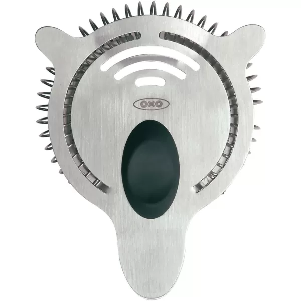OXO SteeL Muddler with Non-Scratch Nylon Head and Soft Non-Slip Grip, Silver, 9-Inch
