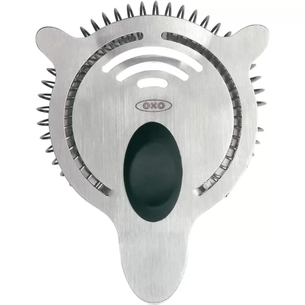 OXO SteeL Muddler with Non-Scratch Nylon Head and Soft Non-Slip Grip, Silver, 9-Inch