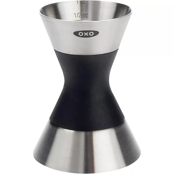 OXO SteeL Muddler with Non-Scratch Nylon Head and Soft Non-Slip Grip, Silver, 9-Inch