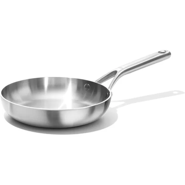 OXO Mira Tri-Ply Stainless Steel, 8" Frying Pan Skillet, Induction, Multi Clad, Dishwasher and Metal Utensil Safe