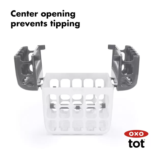 OXO Tot Dishwasher Basket for Bottle Parts &amp; Accessories, Teal, 1 Count 