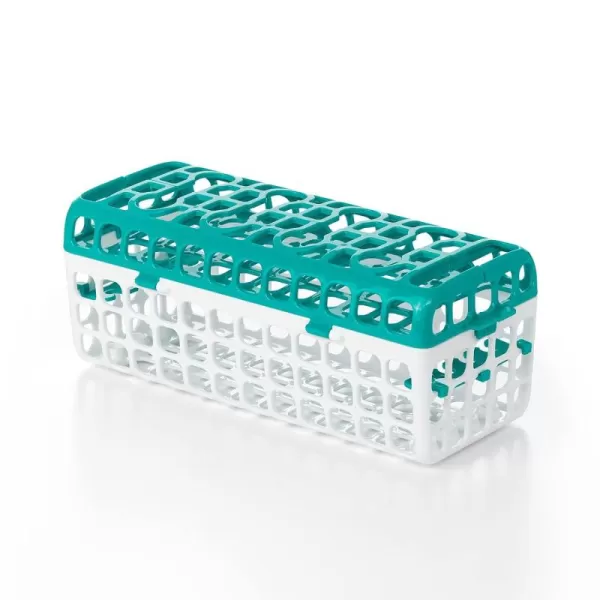 OXO Tot Dishwasher Basket for Bottle Parts &amp; Accessories, Teal, 1 Count 