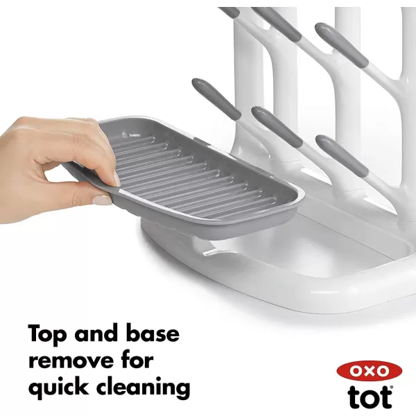 OXO Plastic Tot Space Saving Drying Rack For Kitchen