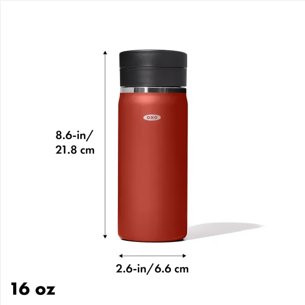 OXO Good Grips 16oz Travel Coffee Mug With Leakproof SimplyClean™ Lid - Terra Cotta