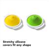 imageOXO Good Grips Cut ampamp Keep Reusable Silicone Lemon SaverWhiteLemonLime Saver Set