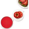 imageOXO Good Grips Cut ampamp Keep Reusable Silicone Lemon SaverWhiteTomato Saver