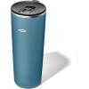 imageOXO Strive 16oz Insulated Tumbler with Sliding Lid  OnyxAquamarine