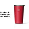 imageOXO Strive 16oz Insulated Tumbler with Sliding Lid  OnyxGarnet