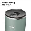 imageOXO Strive 16oz Insulated Tumbler with Sliding Lid  OnyxJade