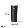 imageOXO Strive 16oz Insulated Tumbler with Sliding Lid  OnyxOnyx