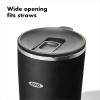 imageOXO Strive 16oz Insulated Tumbler with Sliding Lid  OnyxOnyx