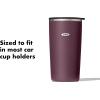 imageOXO Strive 16oz Insulated Tumbler with Sliding Lid  OnyxPurple Garnet