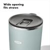 imageOXO Strive 16oz Insulated Tumbler with Sliding Lid  OnyxSlate