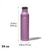 imageOXO Strive 20oz Insulated Water Bottle with Standard Lid  GarnetAmethyst