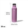 imageOXO Strive 20oz Insulated Water Bottle with Standard Lid  GarnetAmethyst