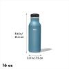 imageOXO Strive 20oz Insulated Water Bottle with Standard Lid  GarnetAquamarine