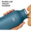 imageOXO Strive 20oz Insulated Water Bottle with Standard Lid  GarnetAquamarine